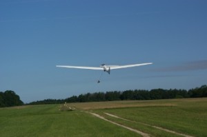 Der Twin III beim Start